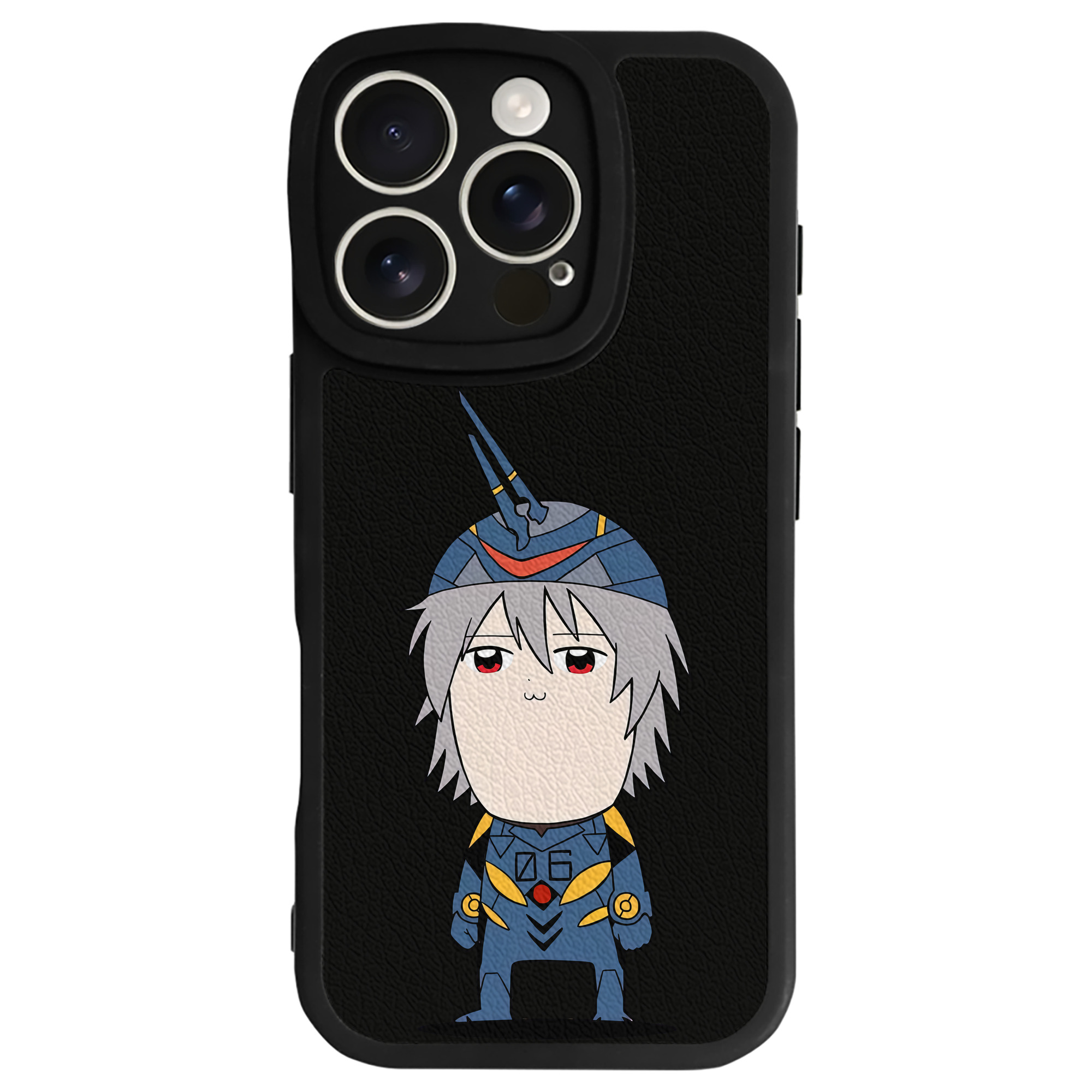 （画像用） EVA 新世紀エヴァンゲリオン 【iPhone 16シリーズ対応】シリコンスマホケース（レザー調） 材質：シリコン